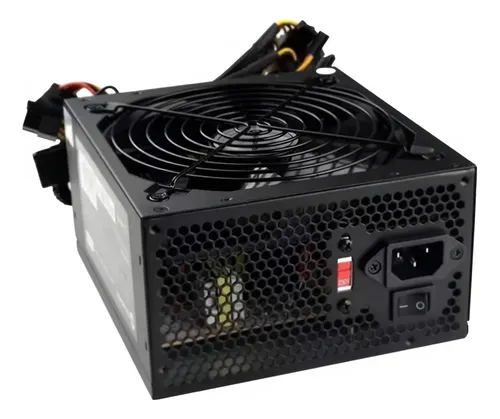 [204205] FUENTE DE PODER AROA 600W 24 PINES ATX NEGRO PX301RNF012C