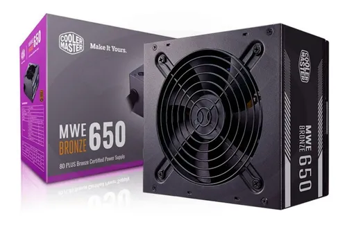 [202141] FUENTE DE PODER CERTIFICADA COOLER MASTER 650W MWE WHITE 80 PLUS STANDAR ATX
