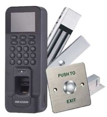 [203284] KIT ACCESO Y ASISTENCIA BIOMETRICO HIKVISION DS-KAS261 1 DS-K1T804MF| 1 DS-K7P01 | 1 DS-K4H258S | 1 DS-K4H258-LZ