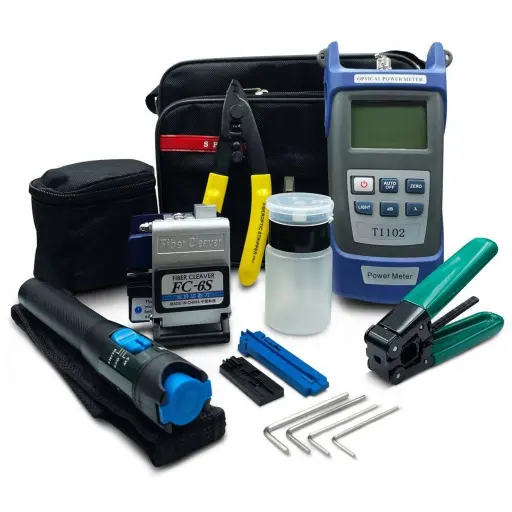 [203446] KIT DE HERRAMIENTAS BLUELINK PARA INSTALACION FIBRA OPTICA FTTH 10MW,-70 +10DBM