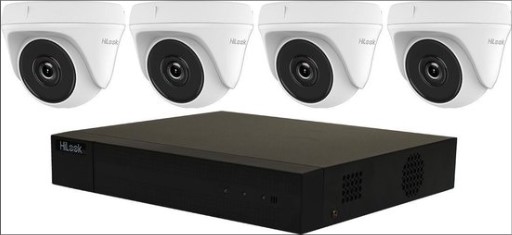 [202770] KIT HILOOK 4 CAMARAS DOMO TURBOBHD HIKIT|TK-4142TH-MH FUENTE DE 12VDC CABLES 1 TBDD