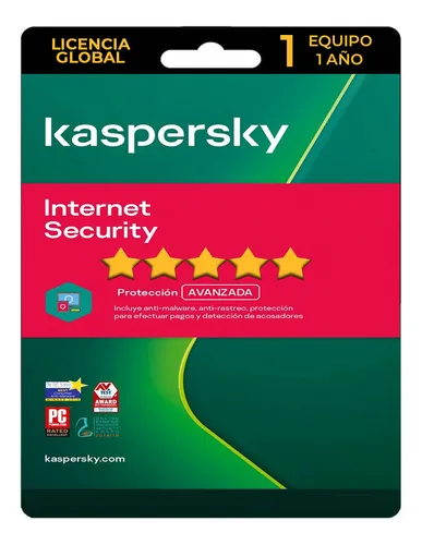 [201941] LICENCIA ANTIVIRUS KASPERSKY INTERNET SECURITY 1 AÑO