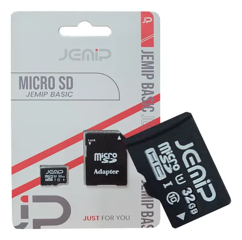 [204032] MEMORIA MICRO SD JEMIP 32GB CLASE 10 MICROSD 2.0|3.0
