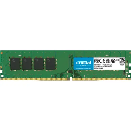 [203812] MEMORIA RAM CRUCIAL 32GB 3200MHZ PC4-25600 CL22 DESKTOP CT32G4DFD832A