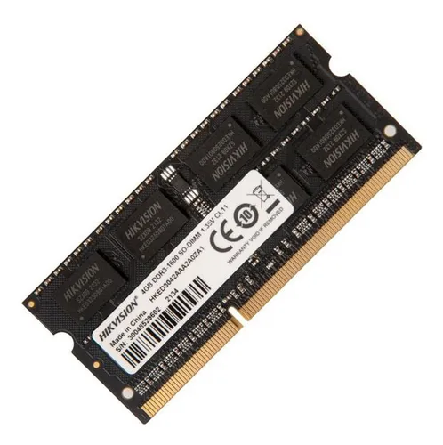 [202800] MEMORIA RAM DDR3 HKED3042AAA2A0ZA1 | CAPACIDAD 4 GB | VELOCIDAD 1600 MHZ | FORMATO: SODIMM | VOLTAJE 1.35V | CL11 Y 204