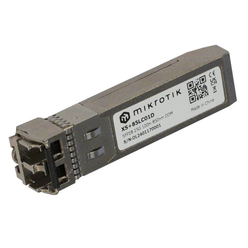 [204414] MIKROTIK MODULO TRACEPTOR XS+85LC01D 5000MBIT|S SFP28 850 NM UTEPO