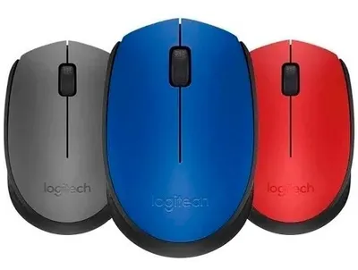 [201174] MOUSE LOGITECH M170 WIRELESS COLORES VARIOS AZUL|PLATA|NEGRO|ROJO