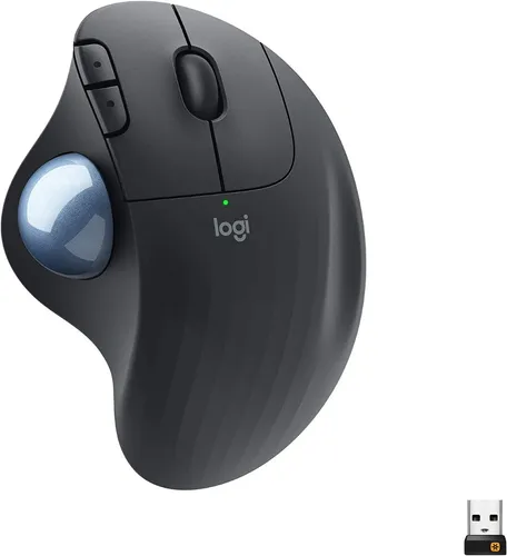 [201453] MOUSE LOGITECH M575 OPTICO 200DPI 5 BOTONES INALAMBRICO TRACKBALL NEGRO