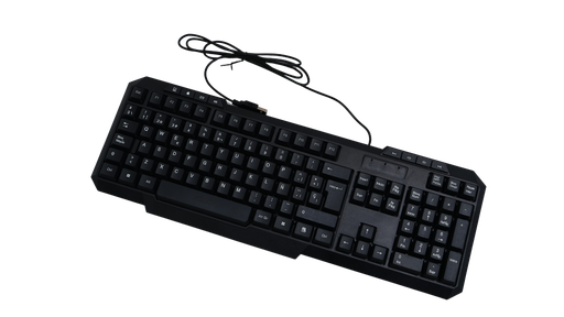 [201715] TECLADO JEMIP K888 | MULTIMEDIA | SPANISH | USB | NEGRO