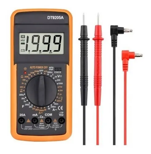 [200156] MULTIMETRO DIGITAL DT9205A