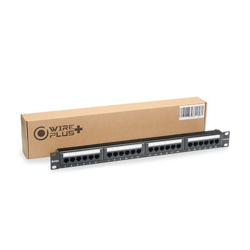 [203020] PATCH PANEL CAT 5E 24 PUERTOS WIREPLUSS ACC-PATCH24-5