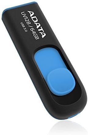 [204201] PENDRIVE ADATA 64GB USB 3.0 COLOR AZUL | AUV-128-64G-RBE
