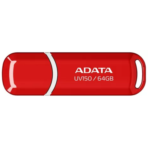 [203768] PENDRIVE ADATA 64GB USB 3.0 COLOR ROJO | AUV-150-64G-RRD