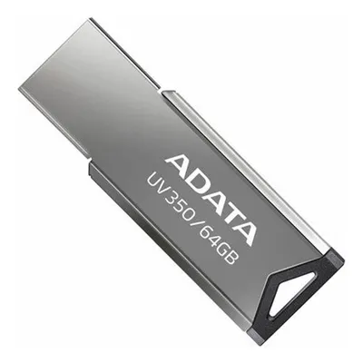 [204200] PENDRIVE ADATA 64GB USB 3.2 COLOR PLATA | AUV-350-64G-RBK