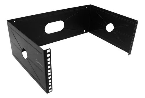 [203588] RACK DE PARED ABIERTO 6 UNIDADES ONLINK NEGRO METALICO R-6U-A