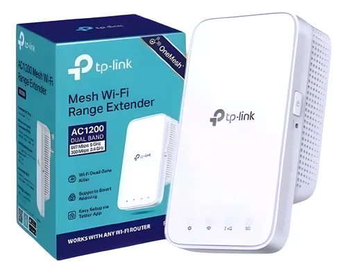 [204110] REPETIDOR EXTENSOR TPLINK RE300 WIFI DOBLE BANDA AC 1200