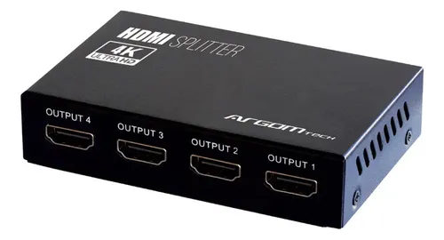 [204158] SPLITTER ARGOM HDMI 4 EN 1 4K ULTRA HD | FULLHD 3D | 340MHZ | ARG-AV-5114