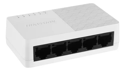 [204107] SWITCH HIKVISION NO GESTIONABLE GIGABIT 5 PUERTOS DS-3E0505D-E | ESCRITORIO 10|100|1000MBPS