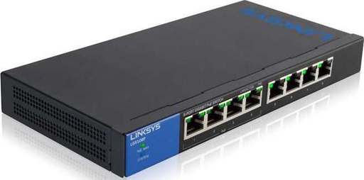 [203728] SWITCH LINKSYS 8 PUERTOS LGS108P | 8 PUERTOS GIGABIT POE EEE802.3AZ