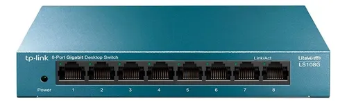 [201955] SWITCH TPLINK LS108G 8 PUERTOS 10|100 MBPS DESK RJ45