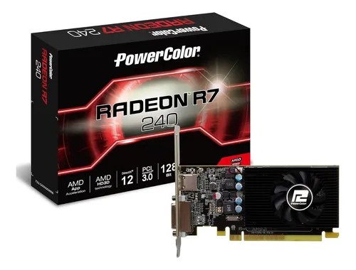 [203333] TARJETA DE VIDEO POWERCOLOR RADEON R7 240 2GB GDDR5