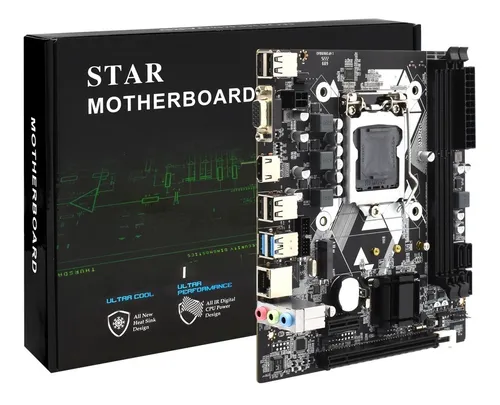 [203397] TARJETA MADRE H310C NETSTAR INTEL 6TA 7MA 8VA 9NA LGA 1151 4XSATA VGA HDMI MICRO ATX 1X M.2