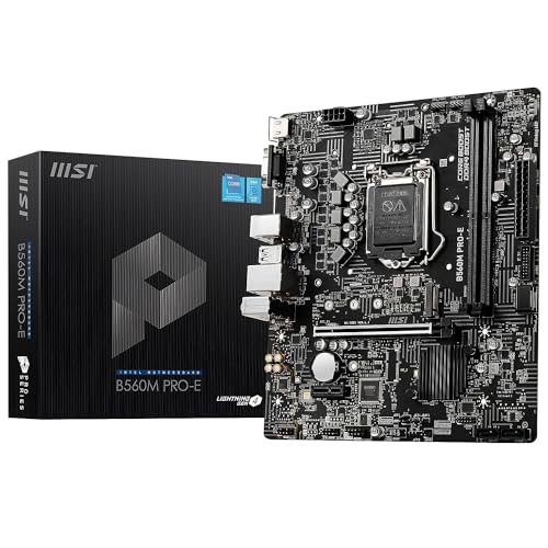 [202337] TARJETA MADRE MSI B560M PRO-E 10MA Y 11AVA LGA 1200 STORAGE M.2