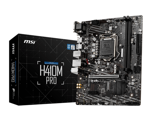 [202011] TARJETA MADRE MSI PRO H410M-B LGA 1200 2XDDR4 HDMI VGA