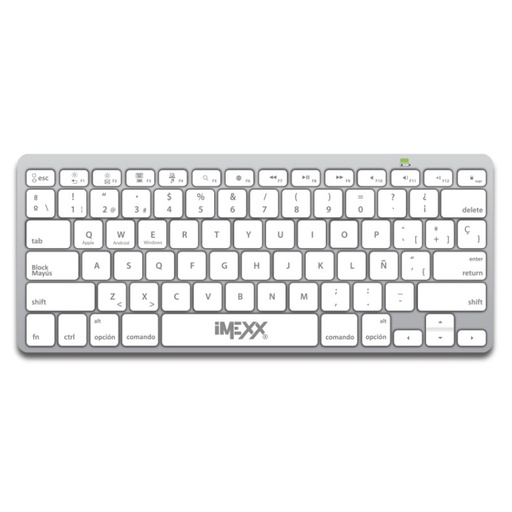 [202005] TECLADO IMEXX BLUETOOTH BLANCO IME-24850SP