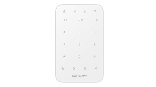 [202931] TECLADO INALÁMBRICO PARA ARMADO Y DESARMADO DS-PK1-E-WB | FUNCIONES DE AUTOMATIZACIÓN PARA CONTROL DE RELEVADORES | AX P