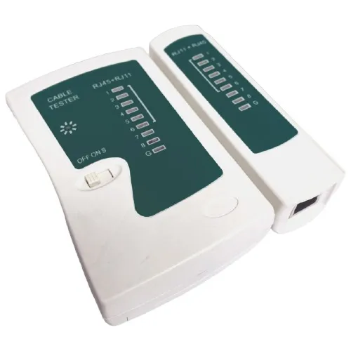 [201784] TESTER PARA CABLE UTP RJ45|RJ11 CON BATERIA