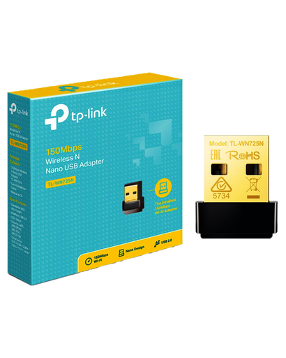 [200637] ADAPTADOR TPLINK USB INALAMBRICO 150MBPS TL-WN725N