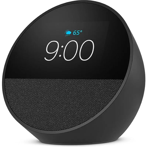 [204082] AMAZON ALEXA ECHO SPOT (2024) RELOJ INTELIGENTE ALEXA WIFI BLUETOOTH NEGRO