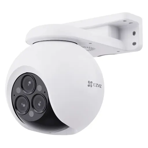 [204504] CAMARA EZVIZ 12MP CS-H80F-R100-8G444WKFL 3 LENTES 4MP 2K C|U 2560 X 1440 360º WIFI 2.4GHZ VISION NOCTURNA COLOR AUDIO INDOOR | OUTDOOR
