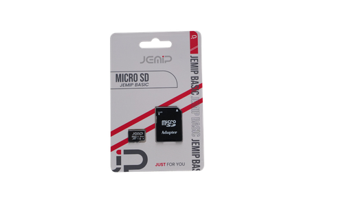 [204527] MEMORIA MICRO SD JEMIP 128GB| CLASE 10| CON ADAPTADOR (EMPAQUE RETAIL