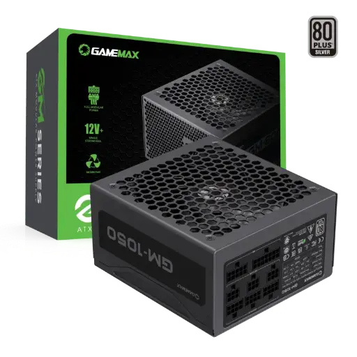 [204535] FUENTE DE PODER GAMEMAX 800W GAMING GX800| 80+ GOLD| ATX APFC| 12V| 100-240V| NEGRO