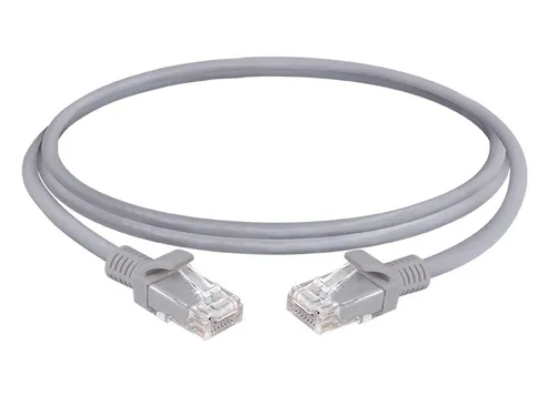 [204591] PATCH CORD QNET RJ45 CAT6 3 PIES 1.5MTS GRIS CERTIFICADO QNET6PC0.9G