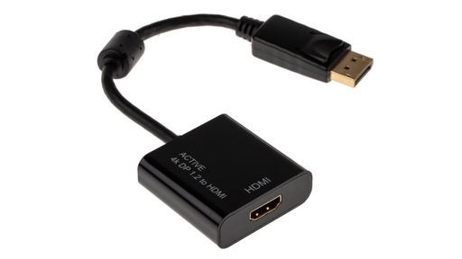 [204644] CABLE ADAPTADOR JEMIP DISPLAY PORT MACHO A HDMI HEMBRA NEGRO | JPODPHDC017-BK