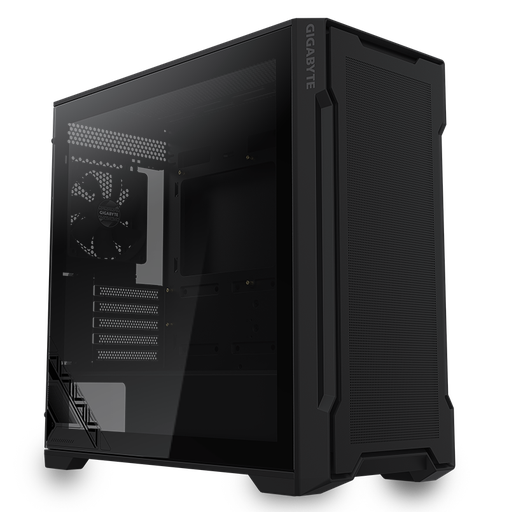 [204645] CASE GAMER GIGABYTE C102 GLASS MID TOWER | 2X USB 3.0 | HD AUDIO | LATERAL VIDRIO TEMPLADO | NEGRO GB-C102G