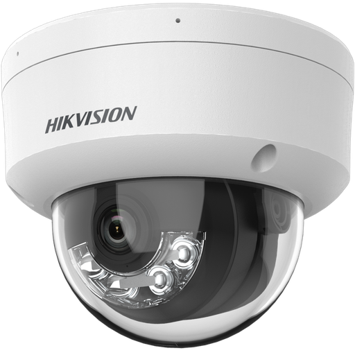 [204717] CAMARA DOMO IP HIKVISION 4MP | 2.8MM | DS-2CD1143G2-LIU | IR 30 MTS EXIR | EXTERIOR IP67 | ANTIVANDALICA K08 | POE | DWDR 120DB | LUZ DUAL | MICROFONO INTEGRADO