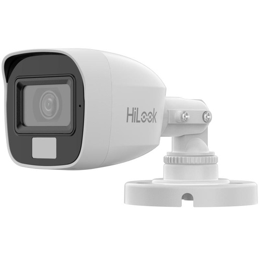 [204722] CAMARA BULLET HILOOK THC-B127-LPS | TURBOHD 2MP | 1080P | LUZ DUAL | 2.8MM | 20MTS IR | EXTERIOR IP66 | MICROFONO INTEGRADO