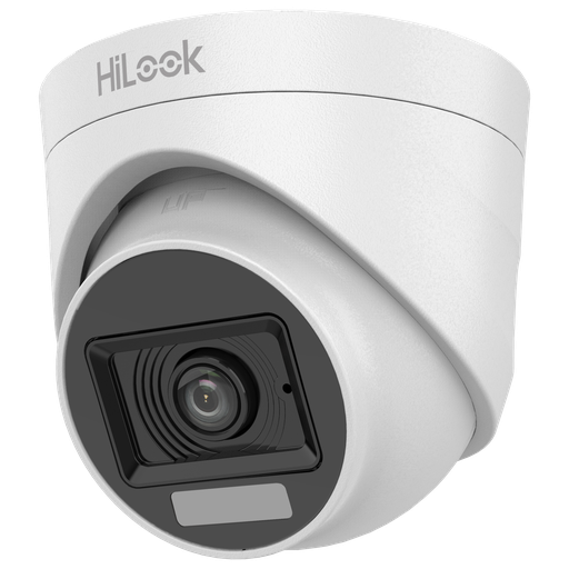 [204723] CAMARA DOMO HILOOK THC-T127-LPS | TURBOHD 2MP | 1080P | LUZ DUAL | 2.8MM | 20MTS IR | EXTERIOR IP66 | MICROFONO INTEGRADO