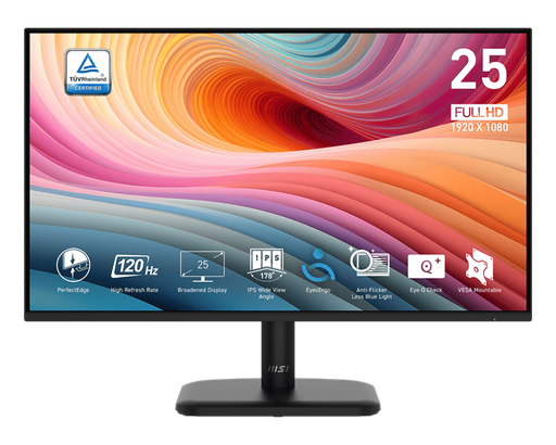 [204789] MONITOR MSI 9S6-3PD2CM-021 | 24.5" | 120HZ