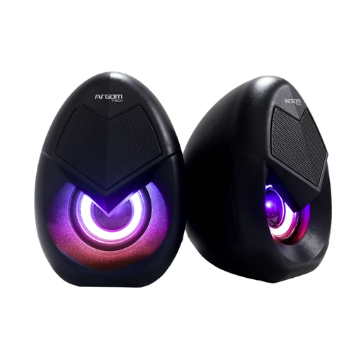 [204813] CORNETAS ARGOM GAMING COMBAT S62 | 5W | USB | RGB | USB | NEGRO