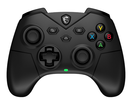 [204818] GAMEPAD MSI GAMING FORCE GC300 | WIRELESS | BLUETOOTH | CABLE USB-A A USB-C 2 METROS | NEGRO