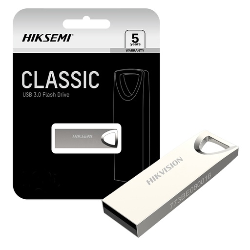 [204868] PENDRIVE FLASH DRIVE HIKSEMICLASSIC 64GB | USB 2.0 | GRIS METALICO HS-USB-M200-64GB